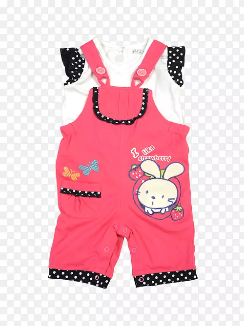 婴儿和幼童一件粉红色m袖紧身衣RTV粉色-泰国服装