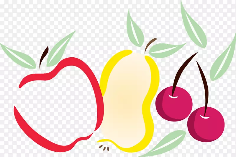 苹果樱桃水果有机食品-苹果