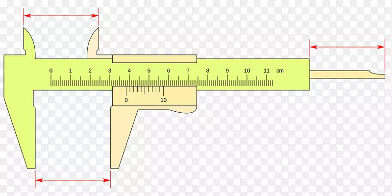 卡尺手工具游标卡尺测量仪
