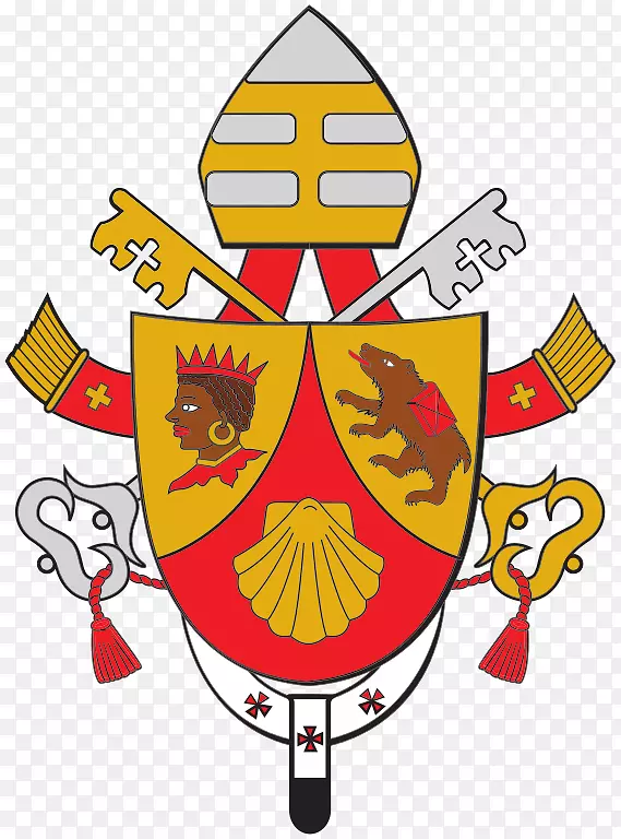 梵蒂冈罗马教皇臂章罗马教皇冠-Corvo纹身