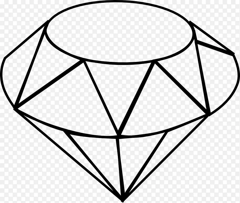 绘制钻石素描-钻石