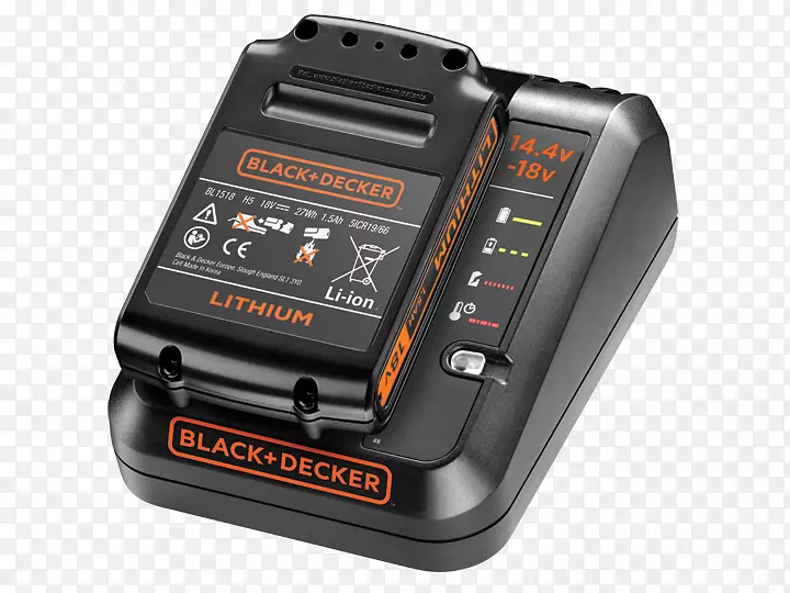 电池充电器多工具锂离子电池无绳黑色和甲板锂电池图标