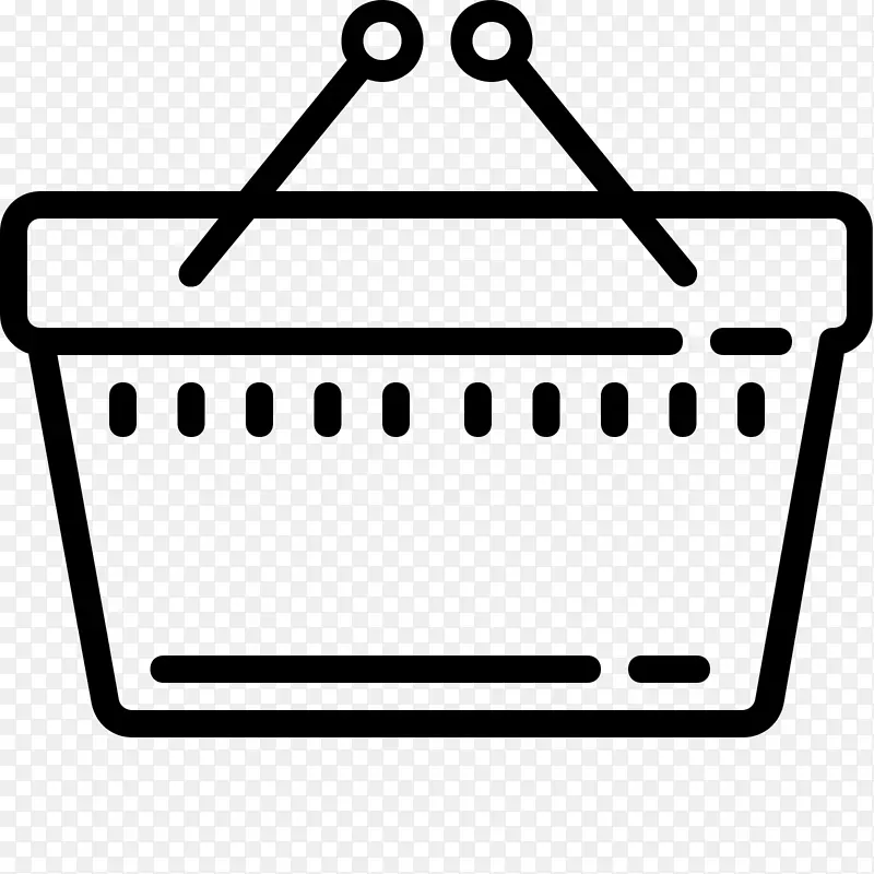 电脑图标电子商务网上购物篮