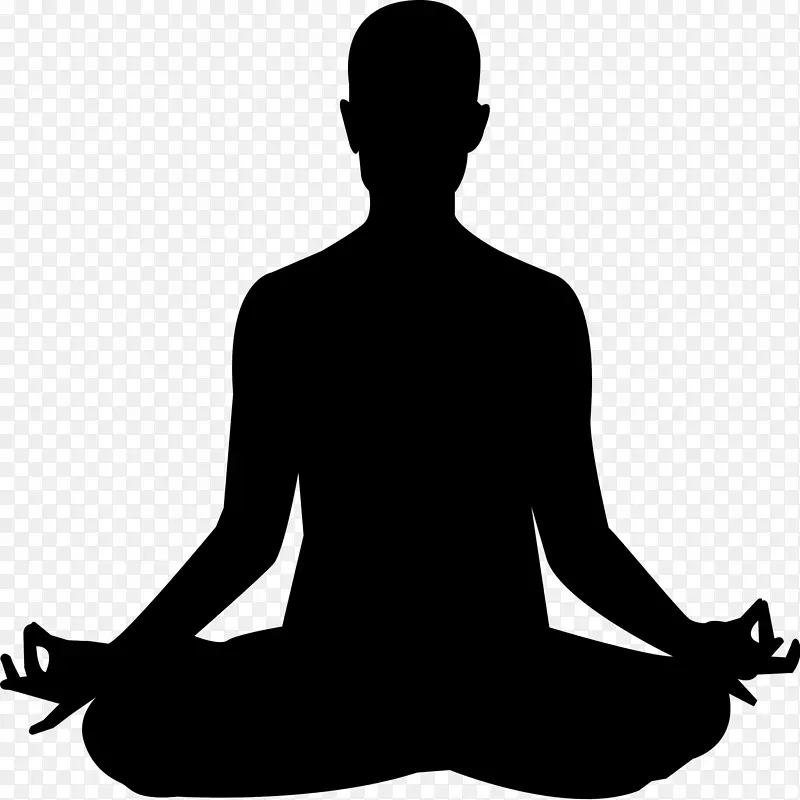 帕坦贾利黑白剪贴画瑜伽经-佛教