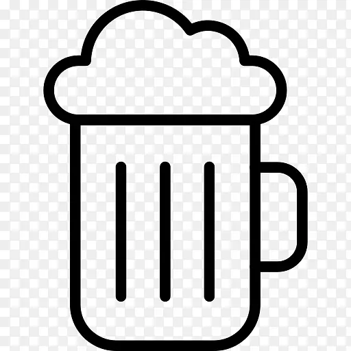 小麦啤酒，酒精饮料，啤酒鸡尾酒，啤酒瓶-啤酒图标