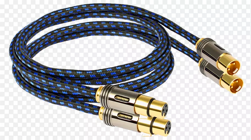 同轴电缆扬声器电线电缆XLR连接器RCA连接器