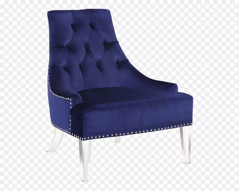 蓝色躺椅