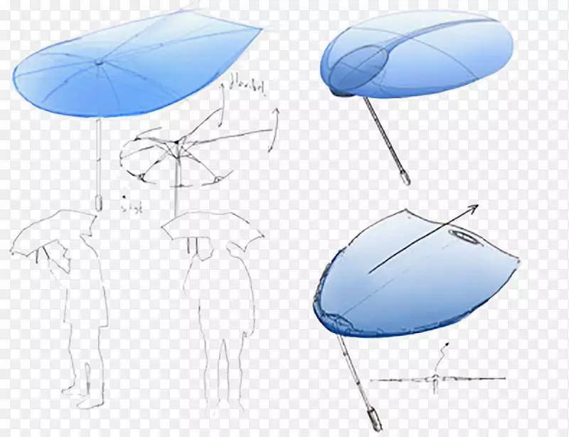 雨伞未来工业设计-雨伞