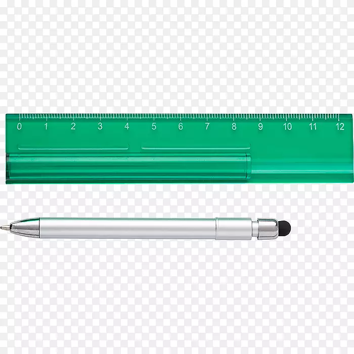 圆珠笔塑料促销商品尺工业设计.触笔