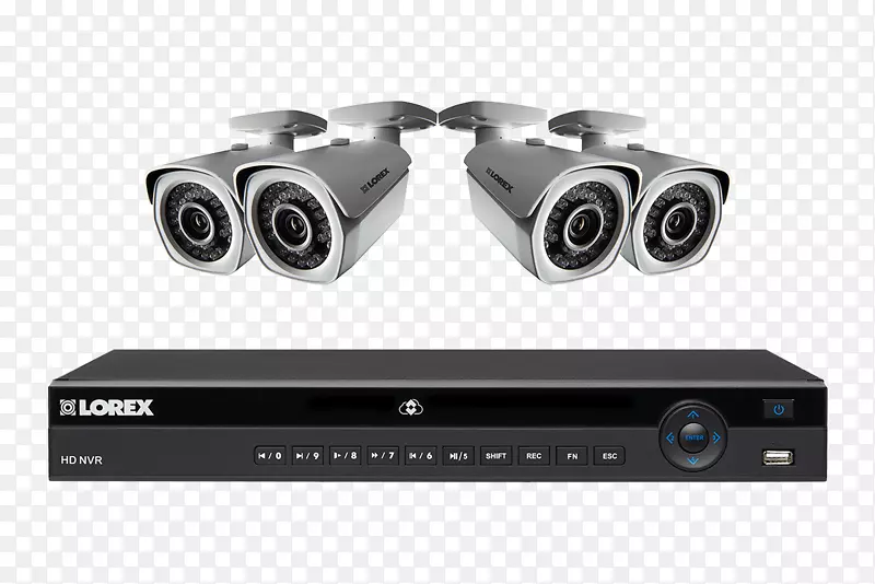 网络录像机ip摄像机闭路电视无线安全摄像机lorex技术公司