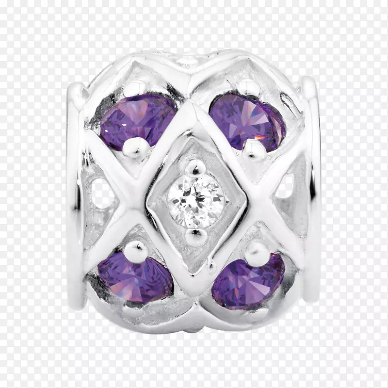 紫水晶体珠宝水晶-紫色