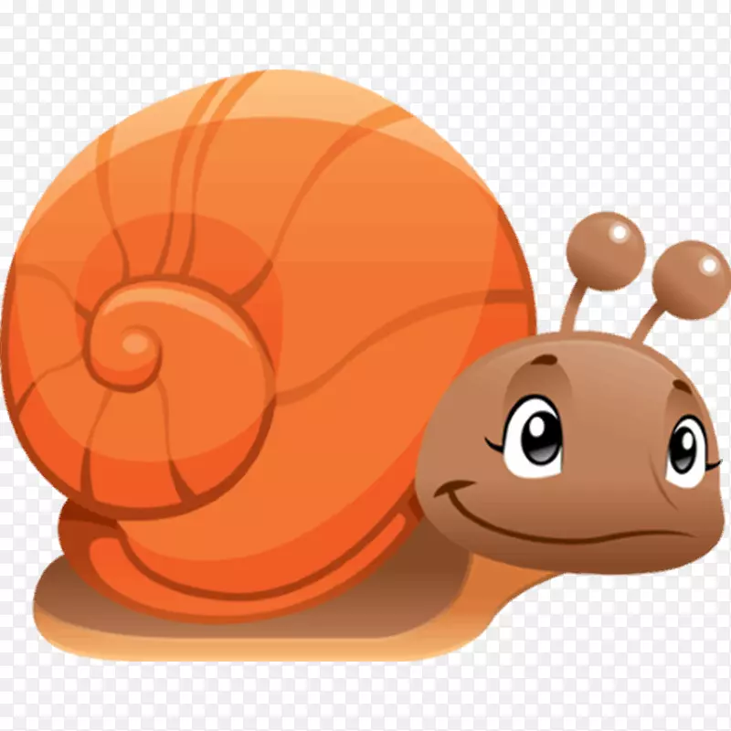 蜗牛画动物画-蜗牛