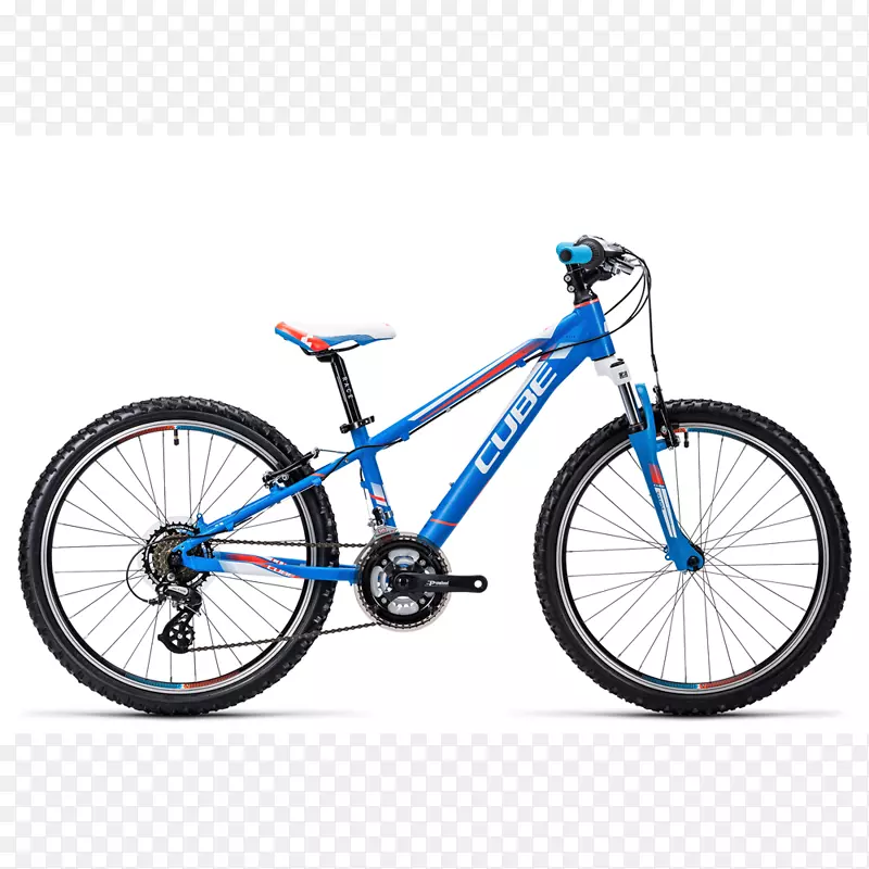 立方体自行车立方体小子240(2018)山地自行车蓝色自行车