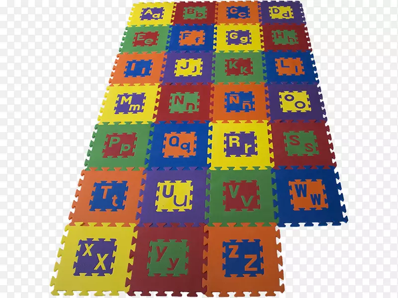 纺织材料做CTIC地板算术字母表