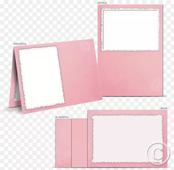 纸粉红m型设计