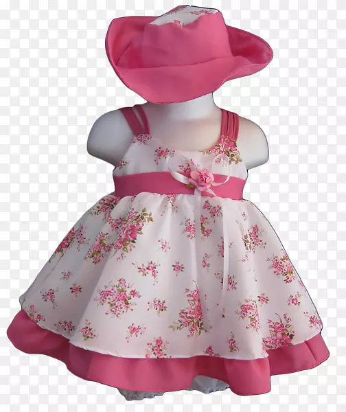 儿童粉红m娃娃服装rtv粉红-儿童