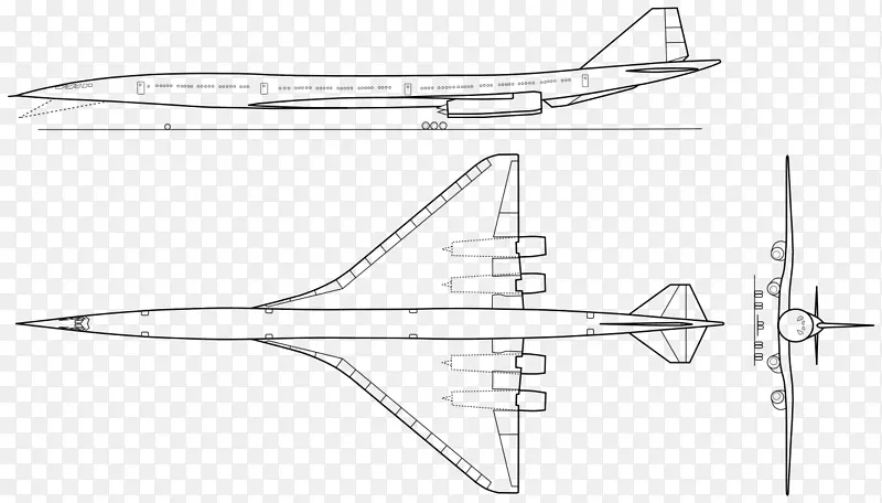 波音2707飞机协和式Tupolev tu-144飞机-飞机