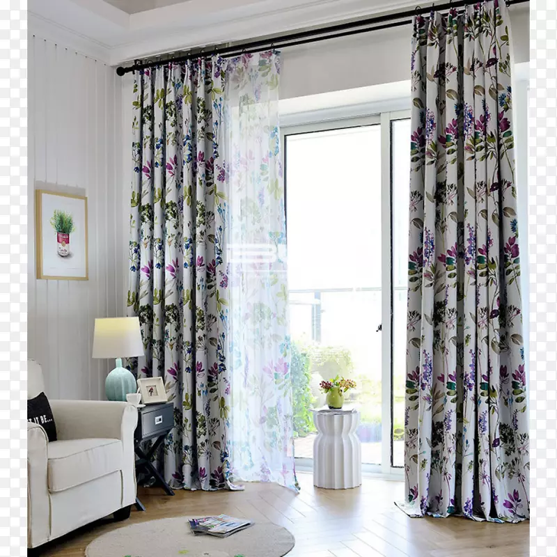 窗帘窗客厅卧室纺织品窗