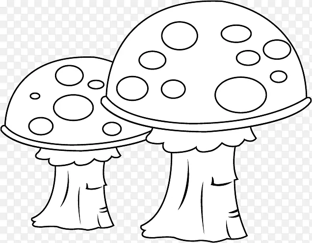 绘画艺术/m/02csf剪贴画-白蘑菇