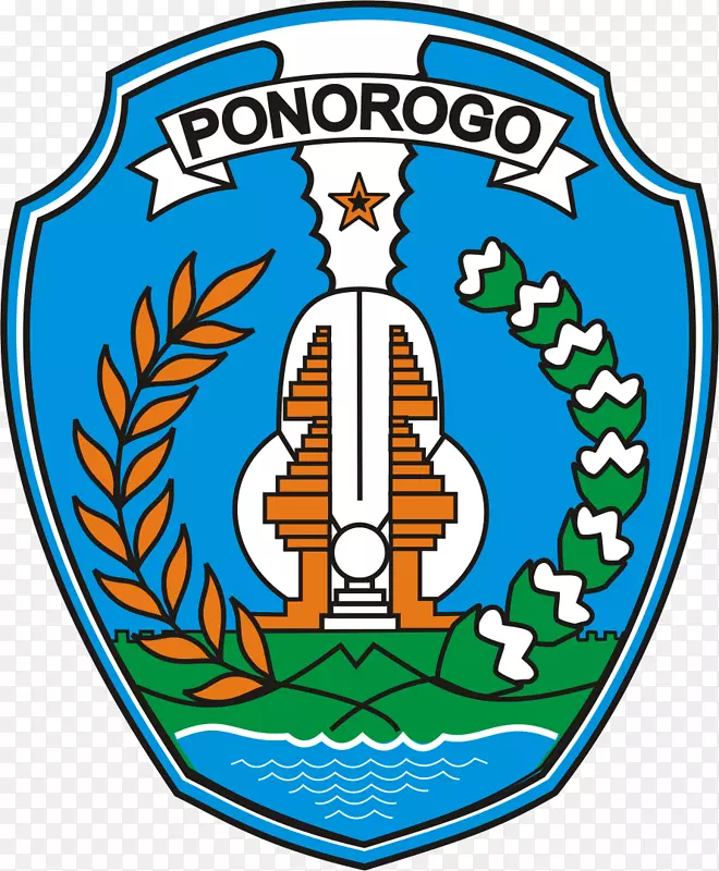 Dinas pendikan Ponorogo徽标reog-PADI Kapas