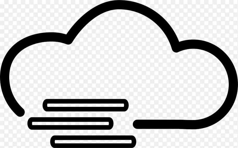 计算机图标符号雾云天气符号