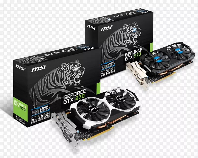 显卡和视频适配器MSI GTX 970游戏100 Me GDDR 5 SDRAM GeForce英伟达精视GTX-MSI