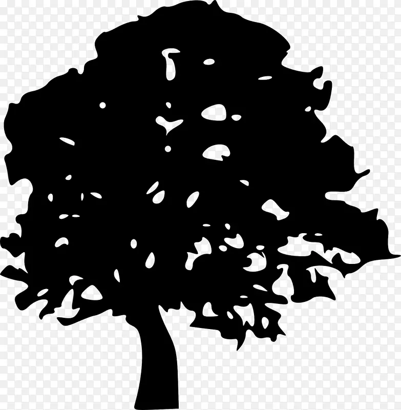 模板树绘图剪贴画-树