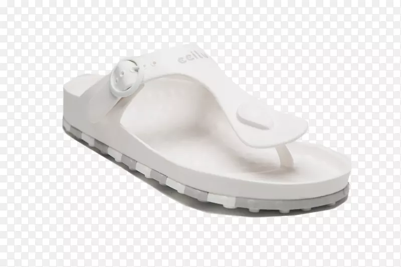 白色运动鞋GittiGidiyer Skechers-凉鞋