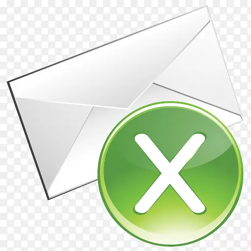 打字机字母计算机图标-绿色电子邮件图标
