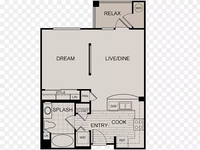卡利普索公寓和阁楼出租楼面平面图价格-阁楼公寓平面图3d