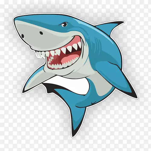 大白鲨剪贴画-鲨鱼