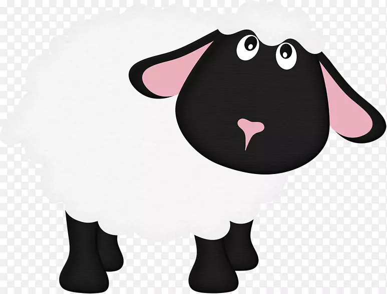 羊场画家畜剪贴画-绵羊