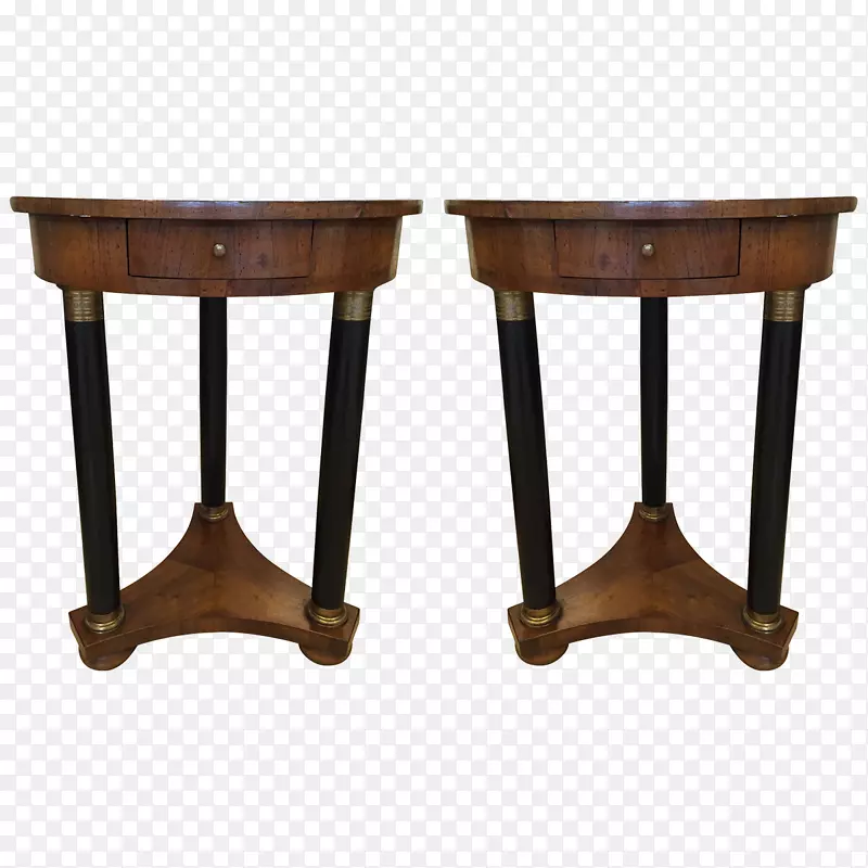 木材染色古董-法国帝国椅