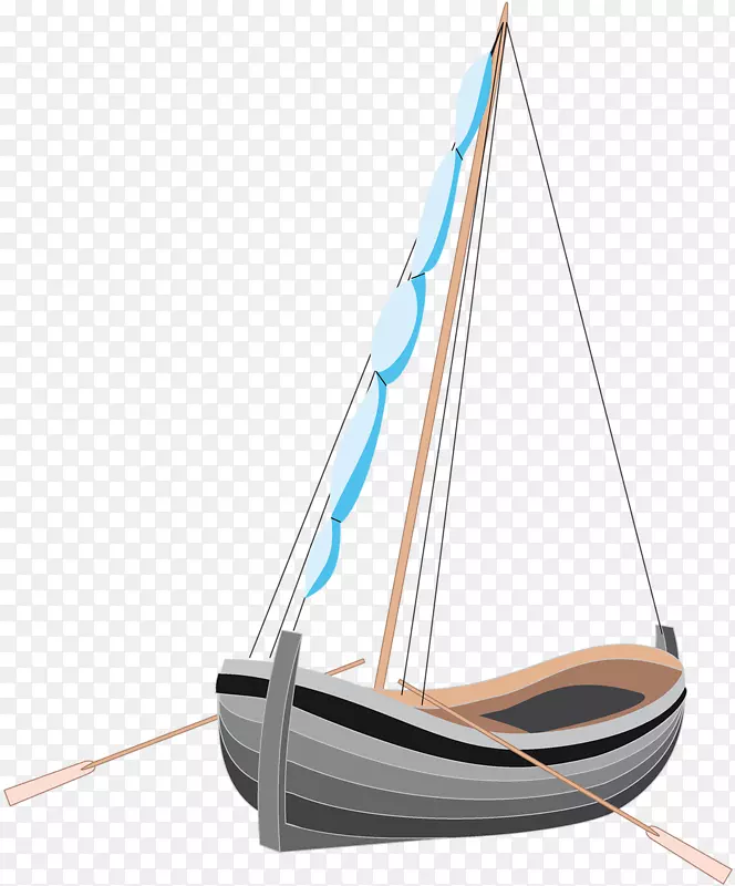 帆船单桅夹艺术帆