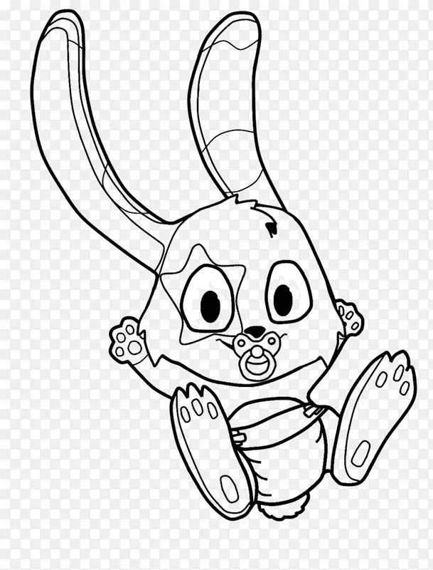 白兔虫兔线艺术兔子爱丽丝在仙境中的冒险-兔子宝宝