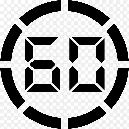 电脑图标符号-60秒计时器