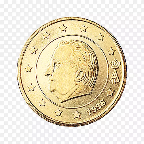 10欧元硬币比利时欧元硬币罕见的10美分欧元硬币