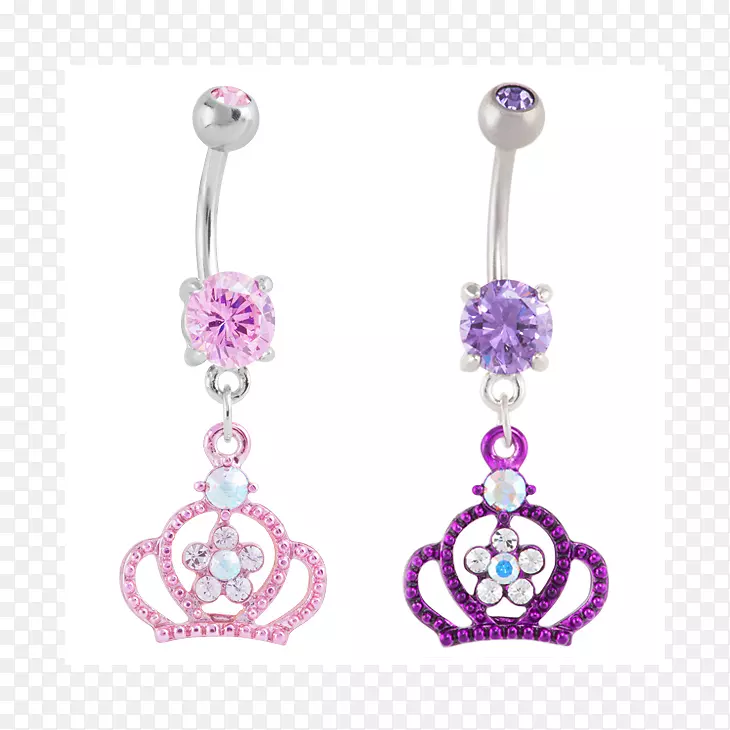 紫水晶耳环体珠宝银首饰