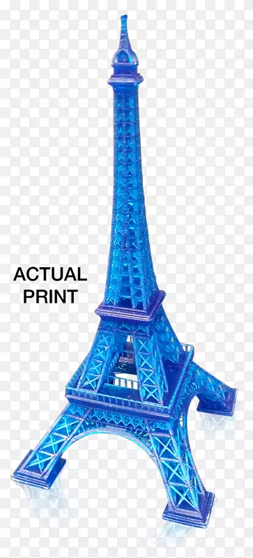 埃菲尔铁塔3D打印ciljno nalaganje打印机.3D打印机模型