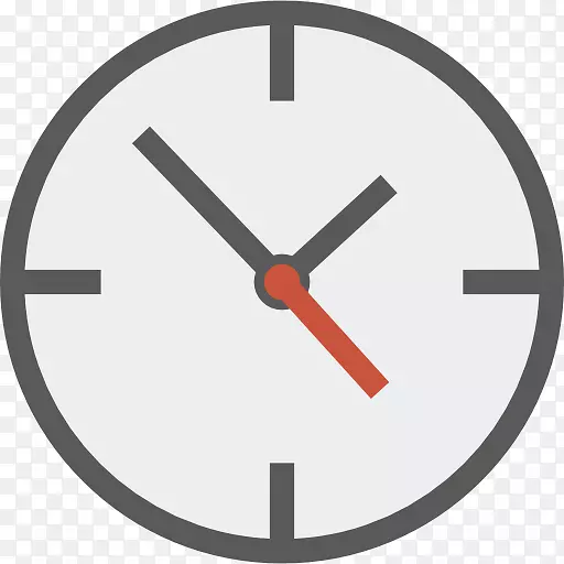 计算机图标封装PostScript工具-时间图标白色
