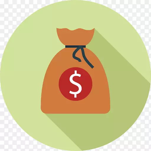 钱袋投资基金电脑图标-创意货币