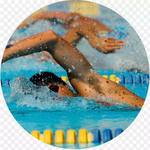 游泳池比赛竞赛铁人三项-游泳