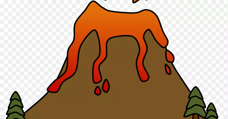 火山熔岩剪辑艺术-火山