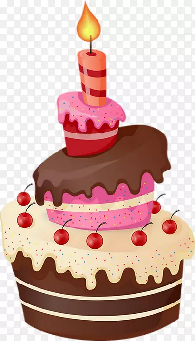 生日蛋糕糖霜和糖霜蛋糕
