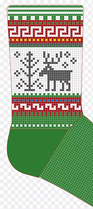 编织图案你自己做纺织品图案圣诞袜图案