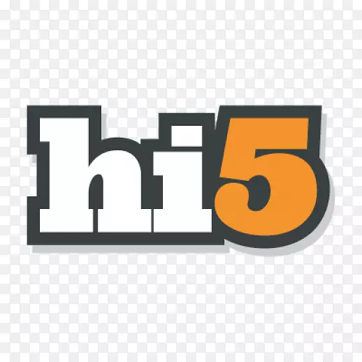 Hi5社交媒体社交网络MySpace Facebook-hi5徽标