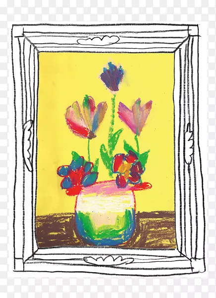 花卉设计图纸切花-弗里达·卡洛鹿