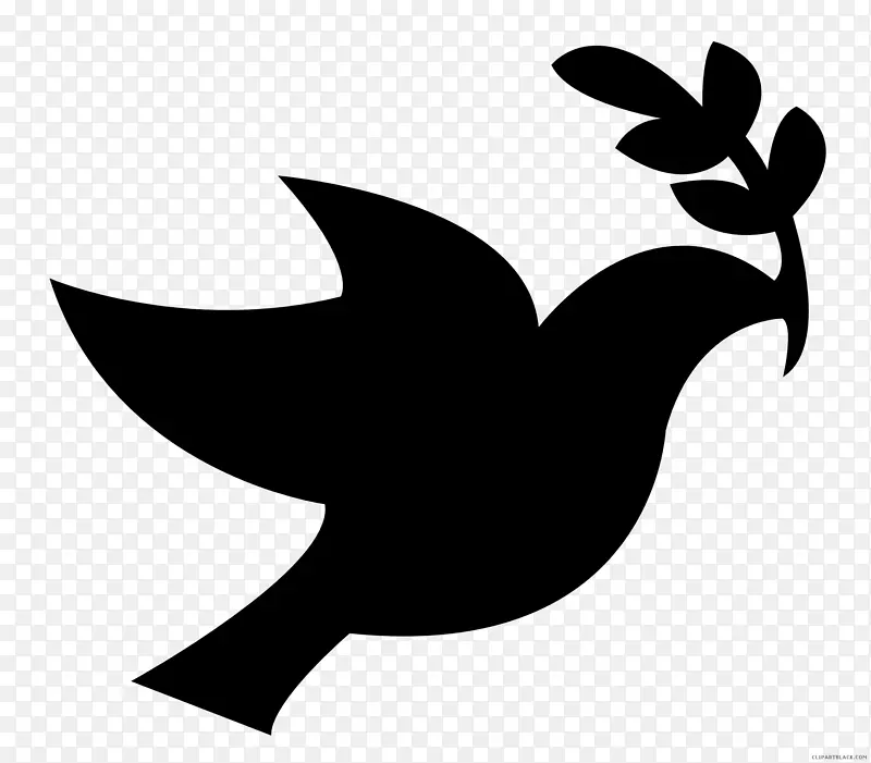 鸽子象征和平家鸽剪贴画-鸽子剪贴画