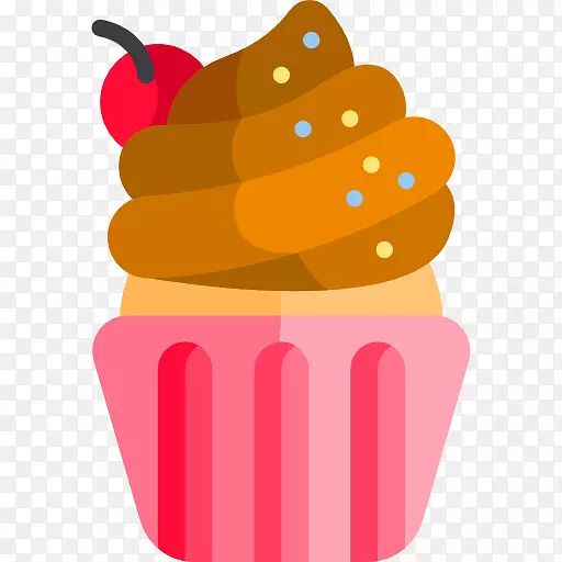 蛋糕生日蛋糕奶油甜点-纸杯蛋糕图标