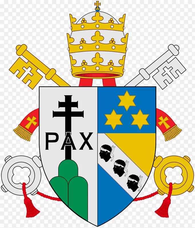 圣。彼得的大教堂教皇军徽方济各教宗-人